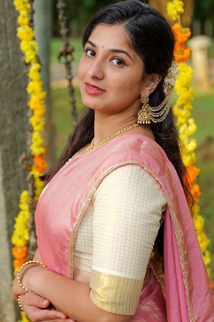Varnam Top, Skirt & Dupatta Pink (ONMKUL)