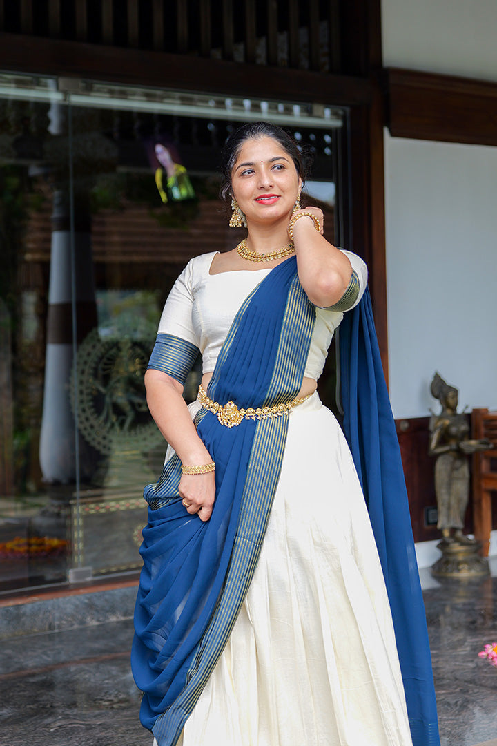 Revathy Top,Skirt& Dupatta (ONMKD001)