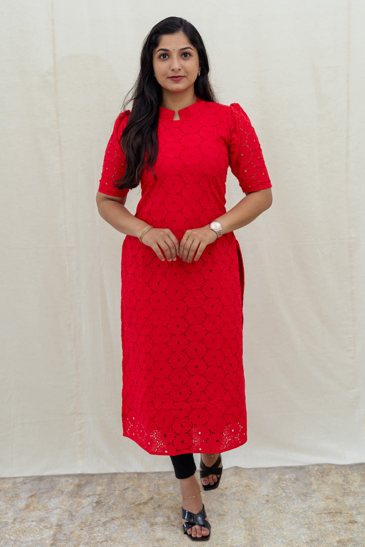 Haiza Slitted Kurthi