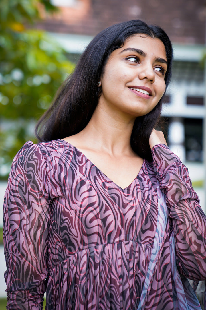 Farah with dupatta