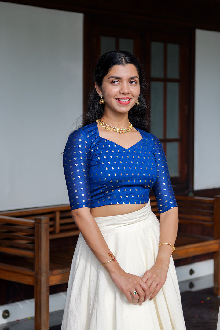 Shankupushpam Top & Skirt (ONMKD001)