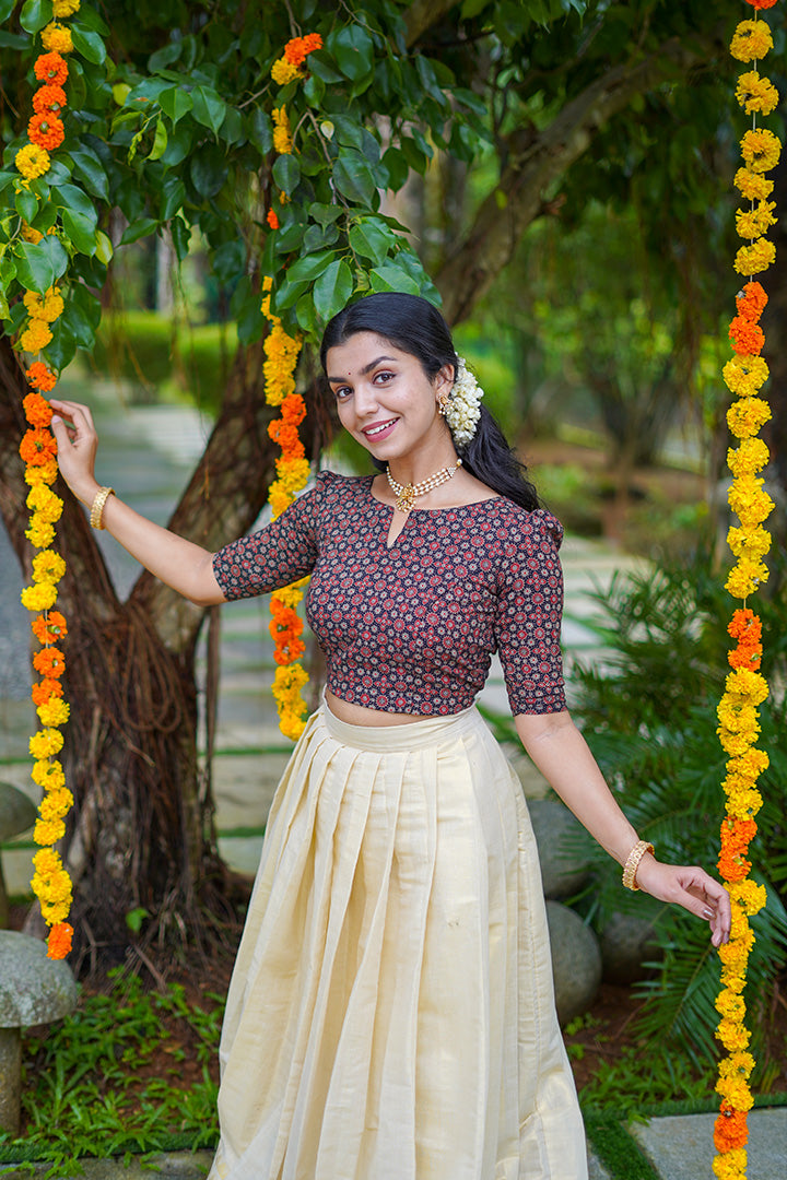 Thiruvathira Black Top Only (ONMKUL)