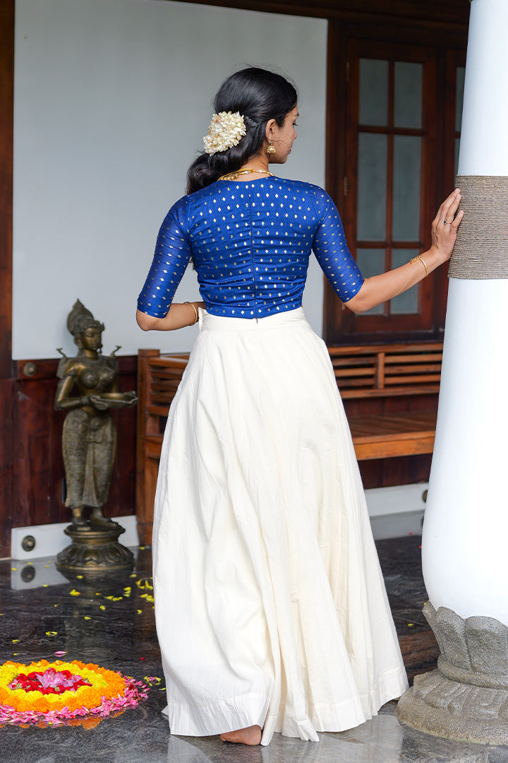 Shankupushpam Top & Skirt (ONMKD001)