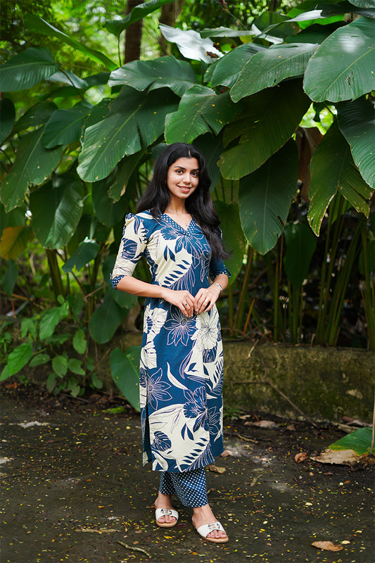 Elora dots(kurti&bottom)(260825KUL)