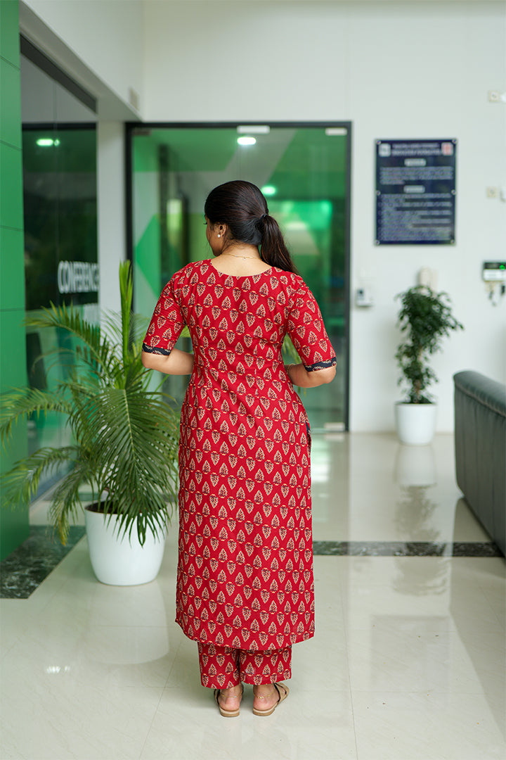 Avyared kurti&bottom(160925KD1)