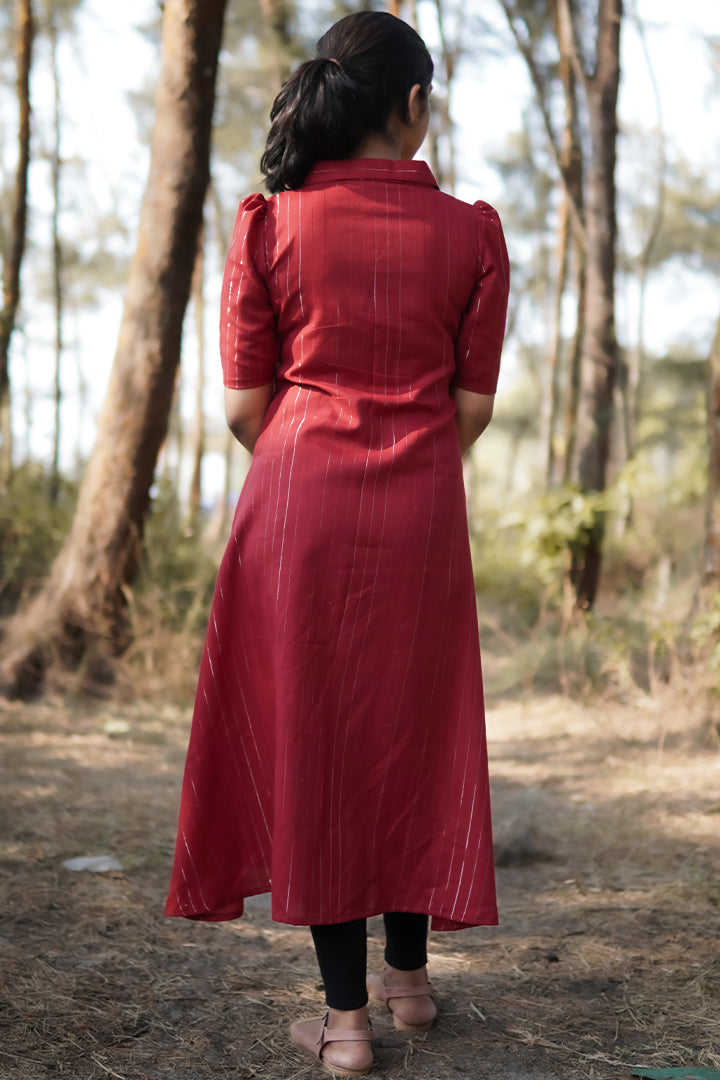 Fuschia - Maroon Kurti for Women