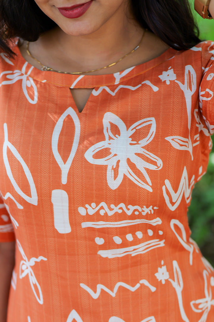 Saffron(Kurti&bottom)(130126KUL)