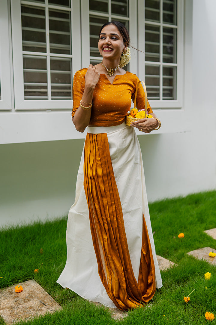 Jamandhi Top & Skirt (ONMKD002)