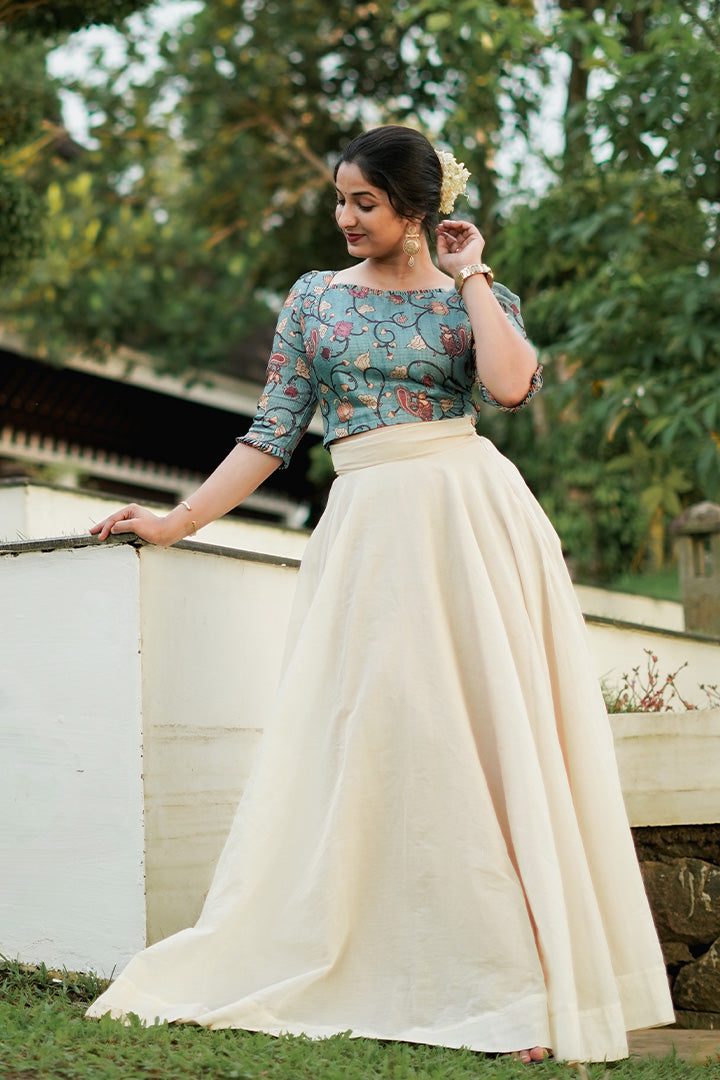 Onam skirt and top hotsell