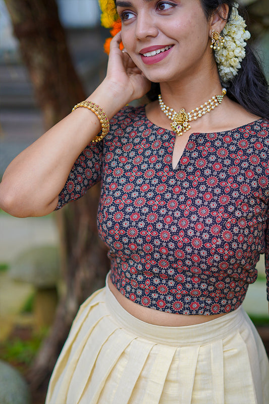 Thiruvathira Black Top Only (ONMKUL)