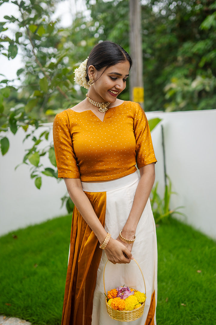 Jamandhi Top & Skirt (ONMKD002)