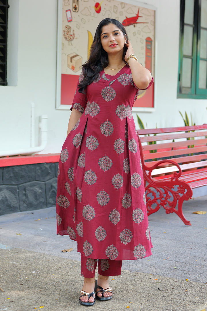 Sindhura(Kurti&bottom)(250426KD1)