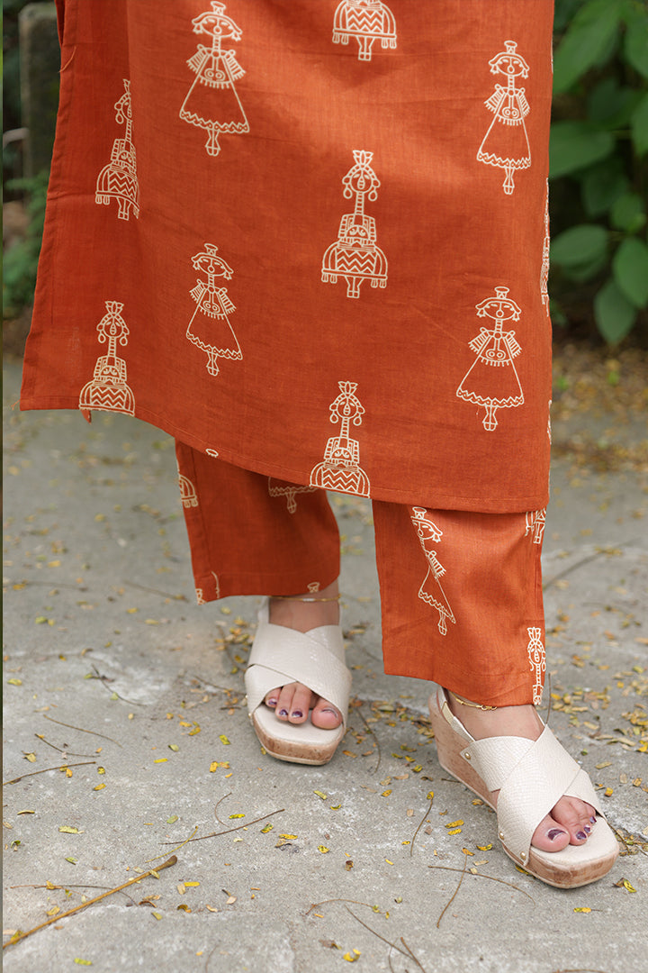 Sasha(Kurti&bottom)(191125KD1)