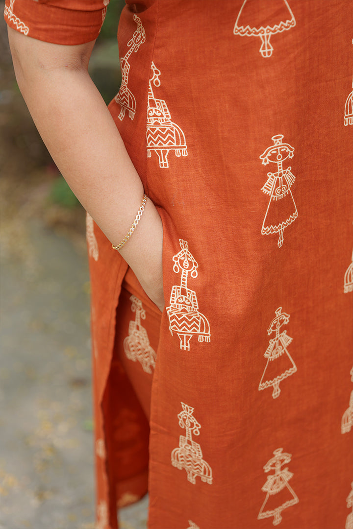 Sasha(Kurti&bottom)(191125KD1)