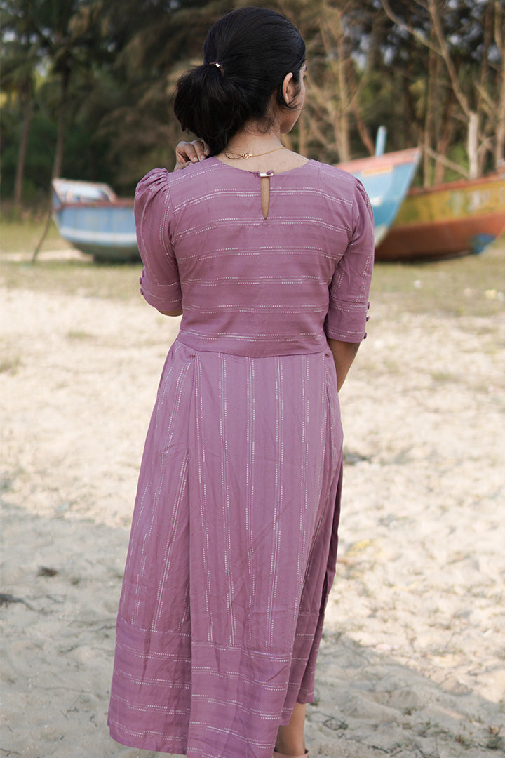 Iris - Box Pleat Dress for Women
